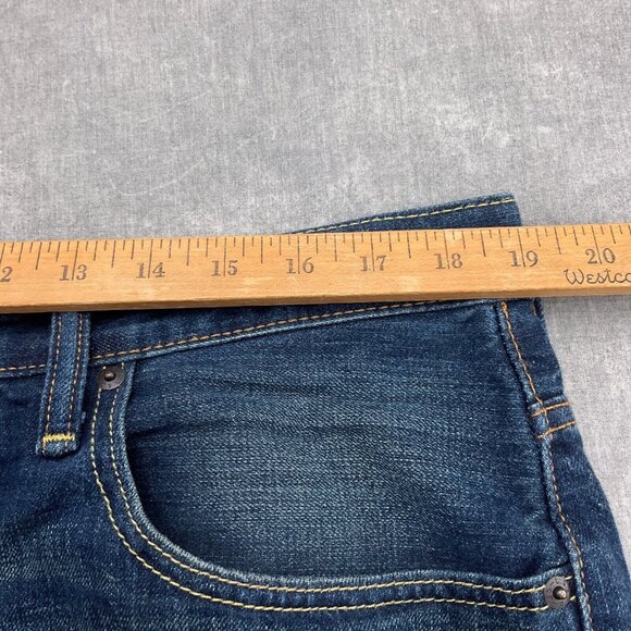 Levis 569 Shorts Men 36W x 11.5L Blue Cotton Denim Classic Jean 90s VTG - Picture 4 of 11